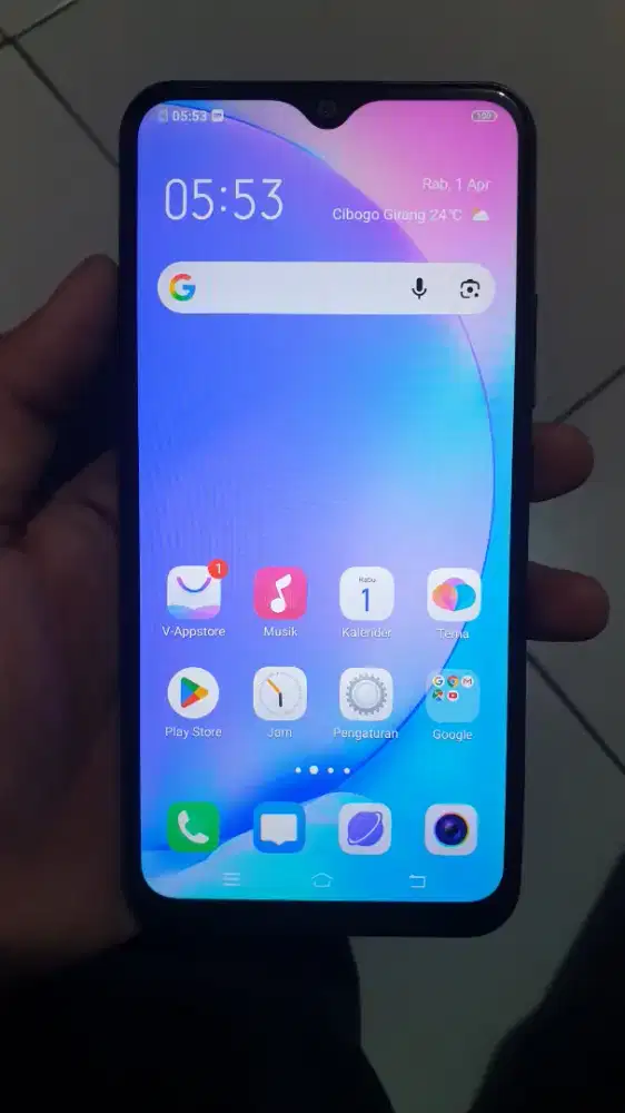 vivo y12 (merah hitam)