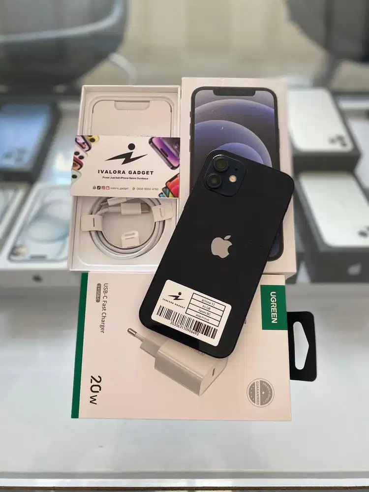 iPhone 12 64GB Dualsim Beacukai Black