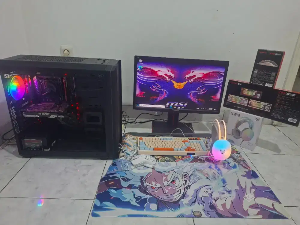 Pc Gaming Pc Fullset Core i7 gen 6 Gtx 1050 TI no core i7 gen 10