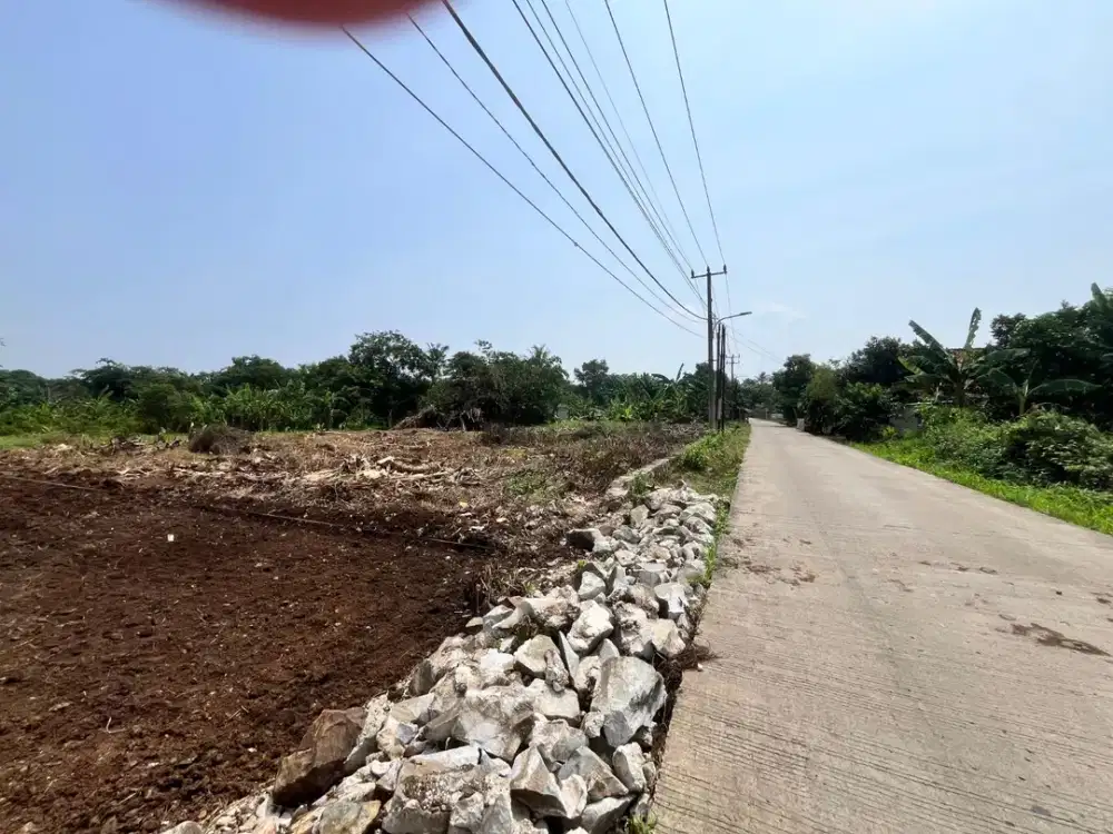 Kavling Tanah Murah 1 Jt-an/m2 Dekat Stasiun Jatake, SHM