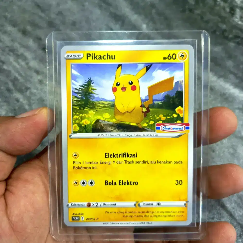 Kartu pokemon original Pikachu dan lainnya bebas pilih