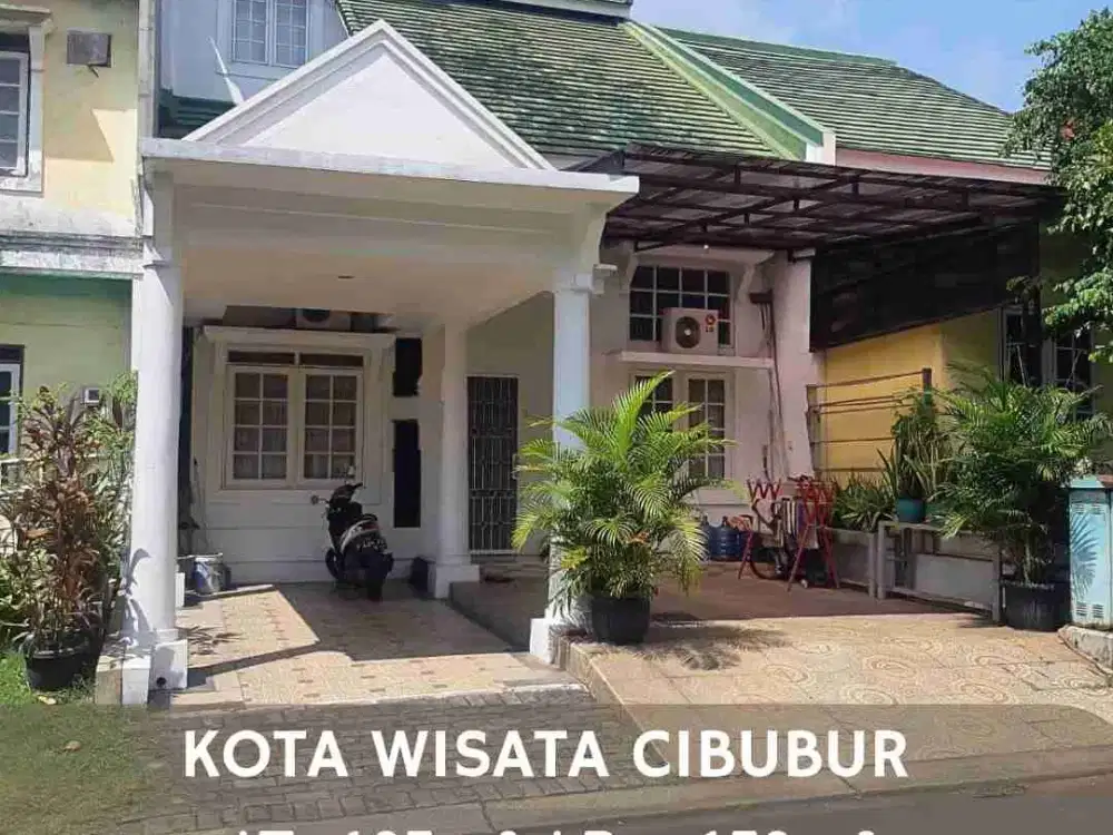 Rumah 2.5 Lantai Harga Terjangkau di Kota wisata Cibubur