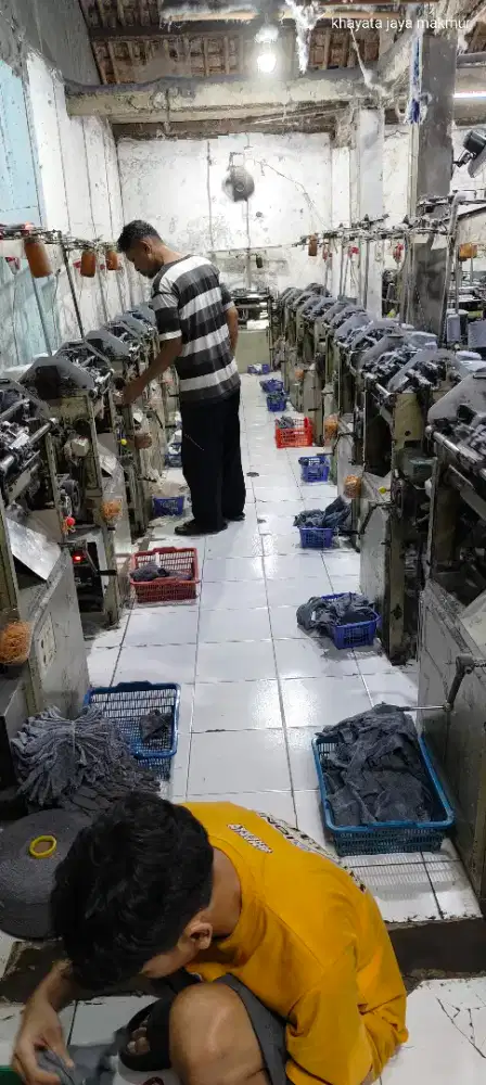 kain majun dan sarung tangan