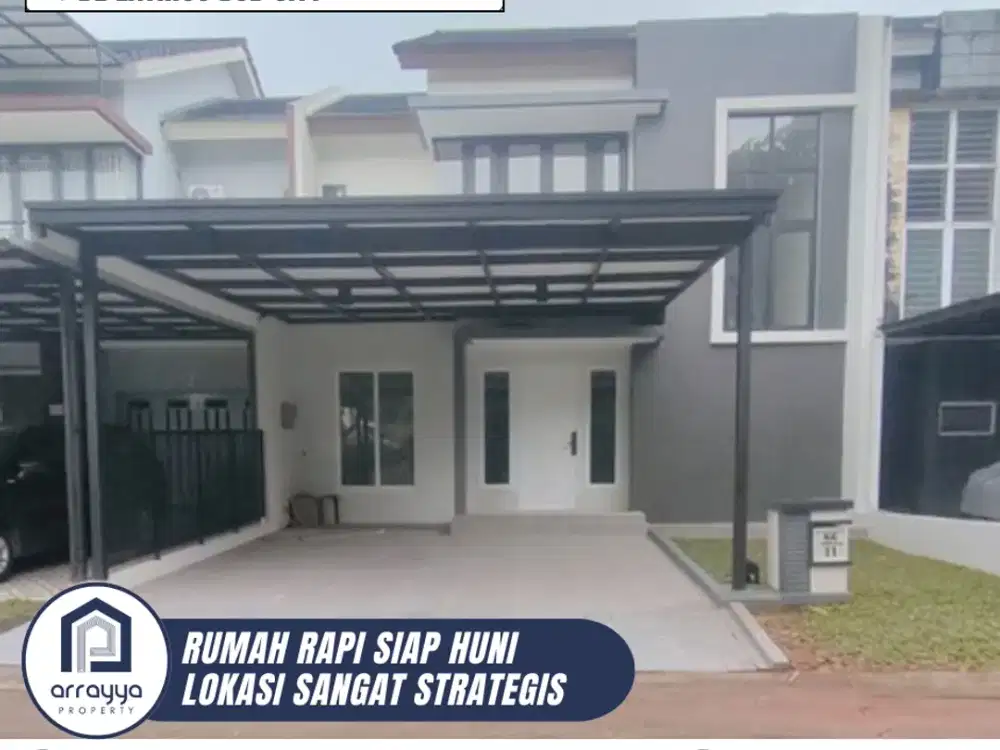 DIJUAL RUMAH RAPI SIAP HUNI DI DELATINOS BSD CITY (HRB211)
