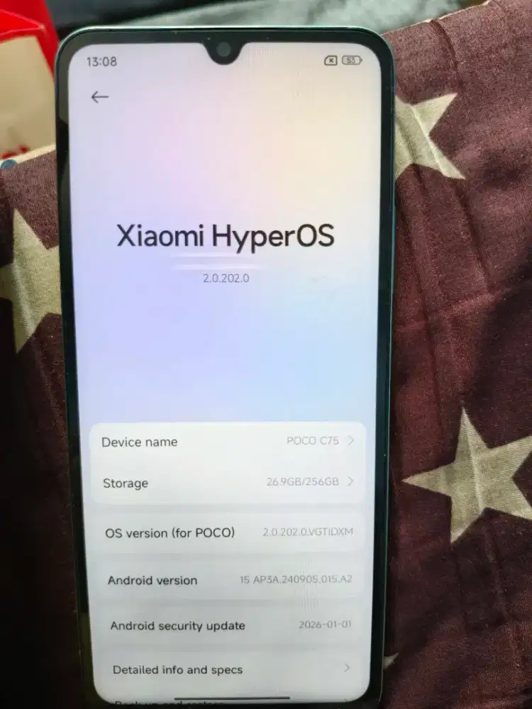 poco c75 resmi ram 8/256
