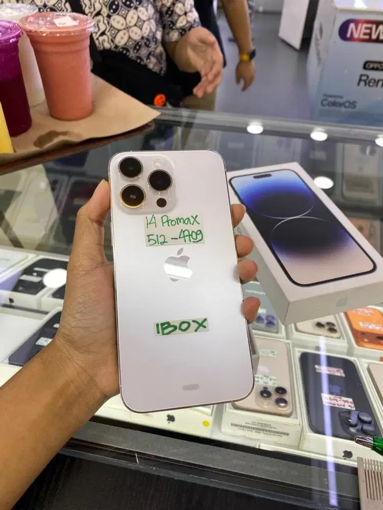 Iphone 14 Promax 512 Silver garansi ibox