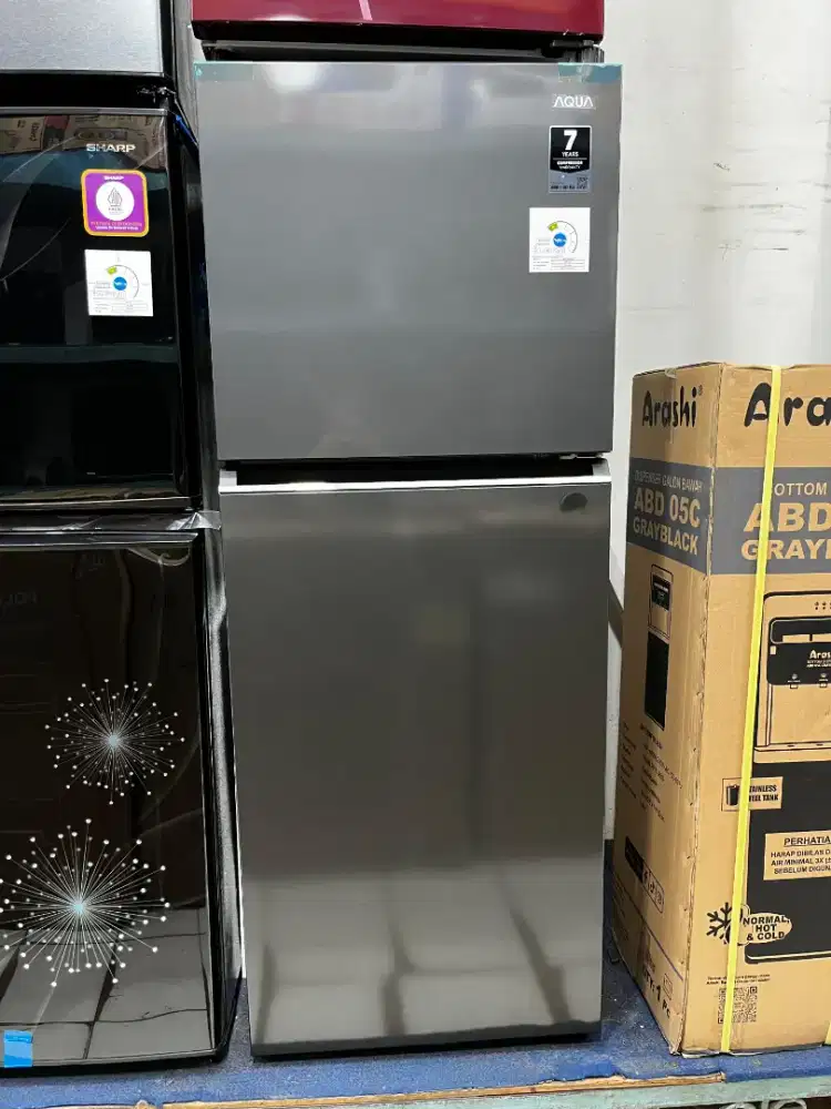 KREDIT KULKAS AQUA 2 PINTU TANPA DP MODAL KTP DAN HP