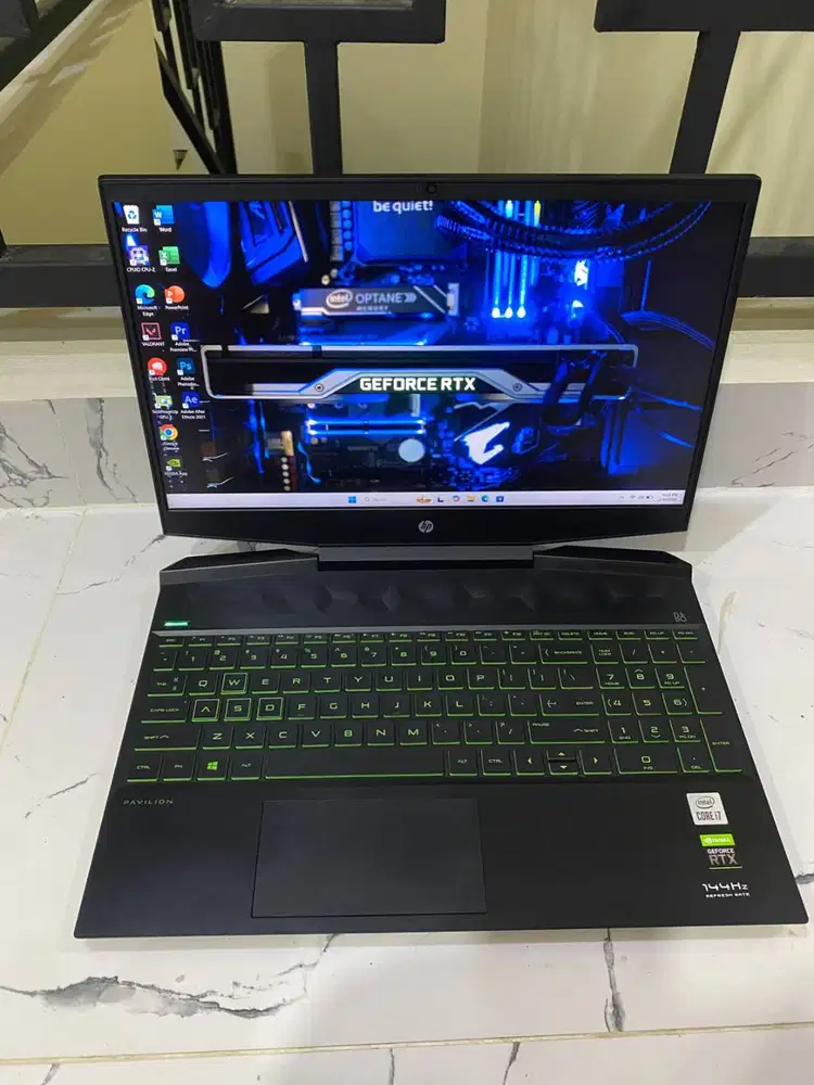HP Pavilion Gaming F.50 Core i7 10750H Rtx 2060 6 Gb Max Layar 144 Hz