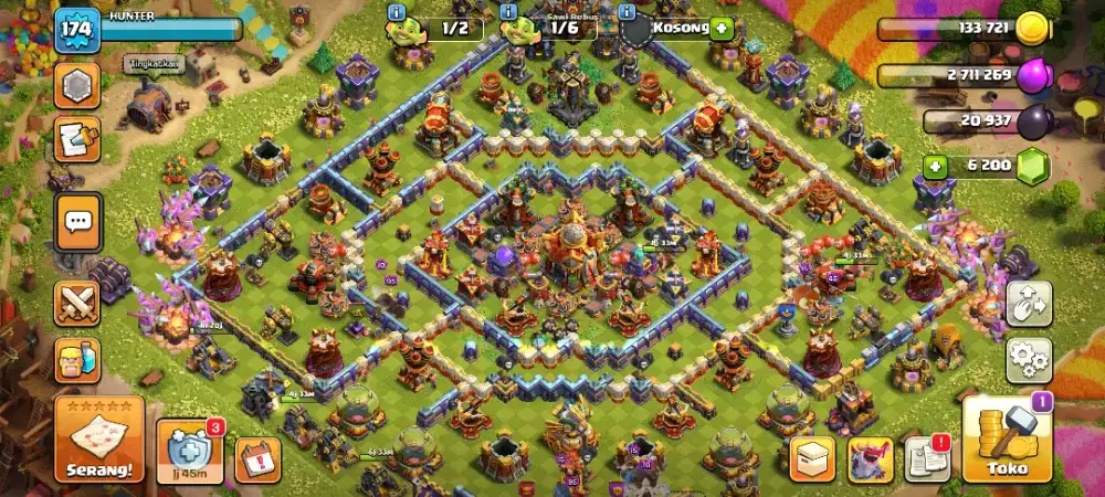 Akun COC TH 16 semi max