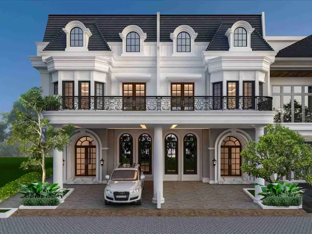 Brand New House at Cempaka Putih American Classic Mewah 3 Lantai