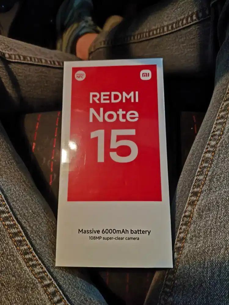 JUAL XIAOMI REDMI NOTE 15 4G NEW RAM 8/128GB GARANSI RESMI BLACK