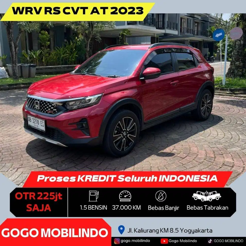 Honda WRV RS CVT Matic 2023 Plat AB ISTIMEWA DP Minim Kredit Murah