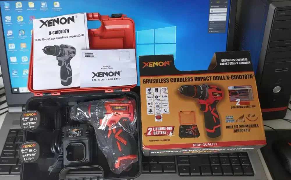 BOR BATRE BARU MULTI FUNGSI DENGAN 3 MODE PENGEBORAN DINAMO BRUSHLES