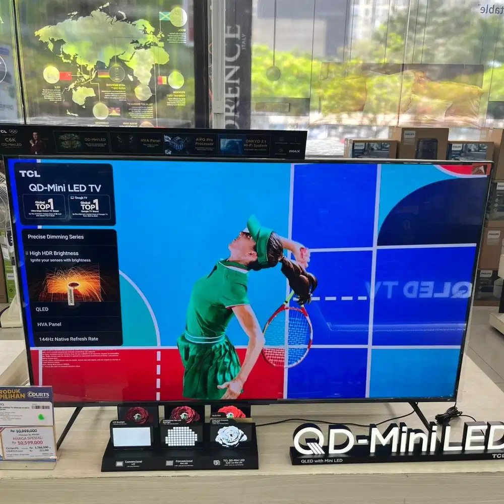 TCL 4K GOOGLE TV MINILED 55 INCH