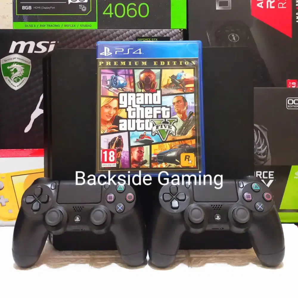 PS4 Slim GTA V + Digital Games