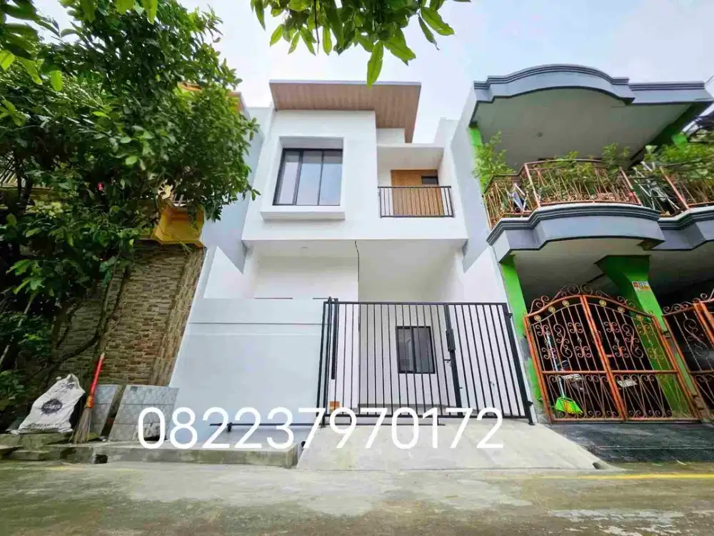 Dijual Rumah Modern Minimalis Pondok Ungu Permai Sektor V Bekasi