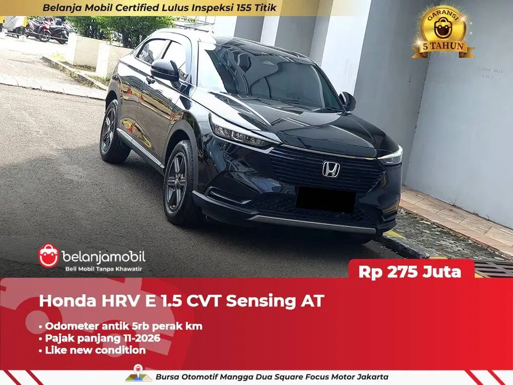 [ LOW KM 5RB ] Honda HRV HR-V HR V E 1.5 Sensing 2022 2023