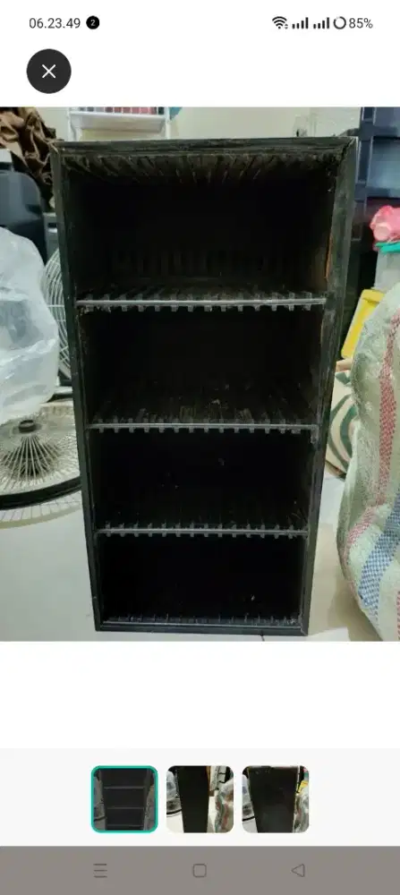 Dijual rak kaset CD isi 60 pcs.