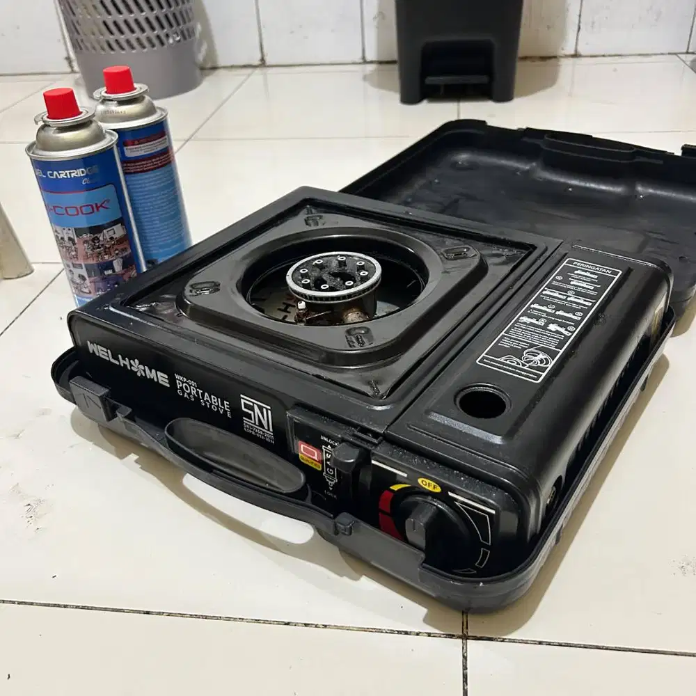 Kompor portable paket grill + Gas 2