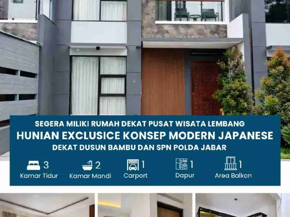 Rumah 2lt Istimewa dekat Lembang Park zoo