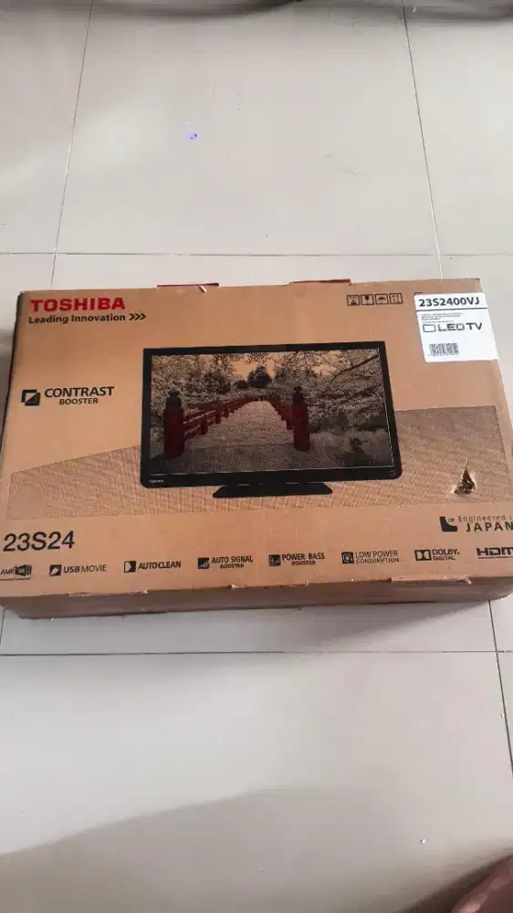 Led Toshiba 24inch pemakaian kurang dari sebulan