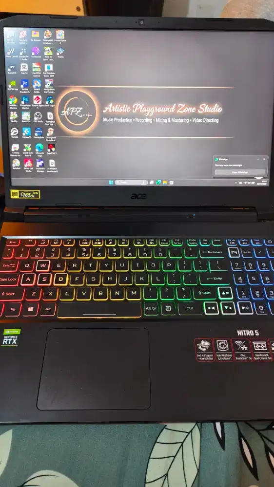 Acer Nitro AN 515-57 Intel Core i9 Gen 11 RAM 32 Gb VGA RTX 3060 6 Gb