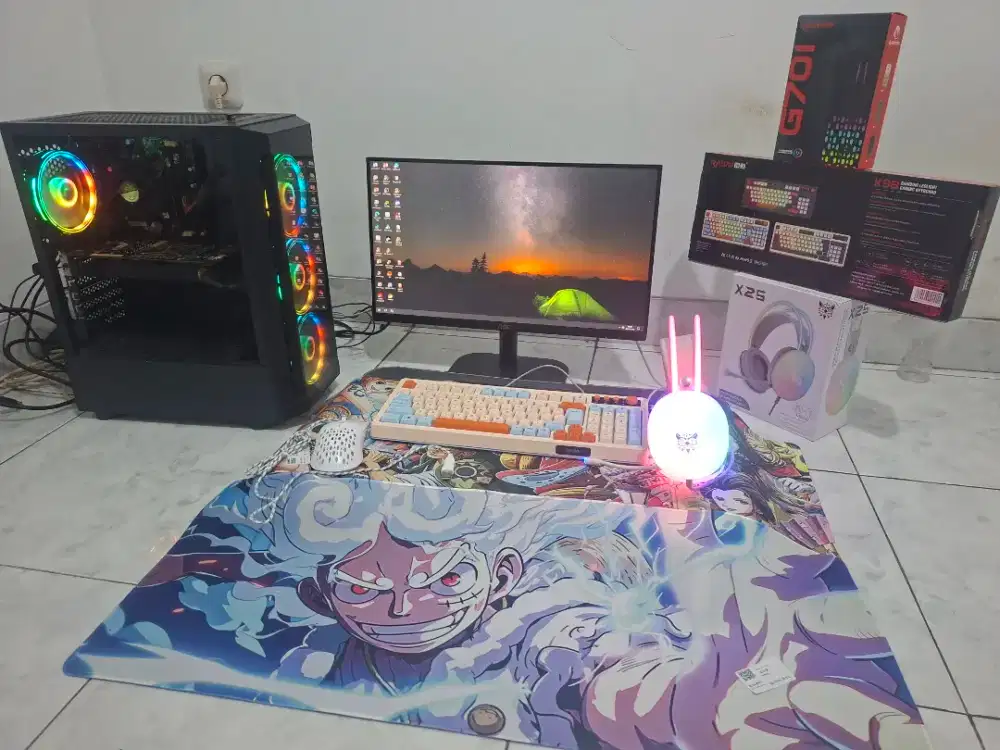 Pc Gaming Pc Live Streaming Pc Fullset core i5 gen 6 asus Gtx 1050 TI