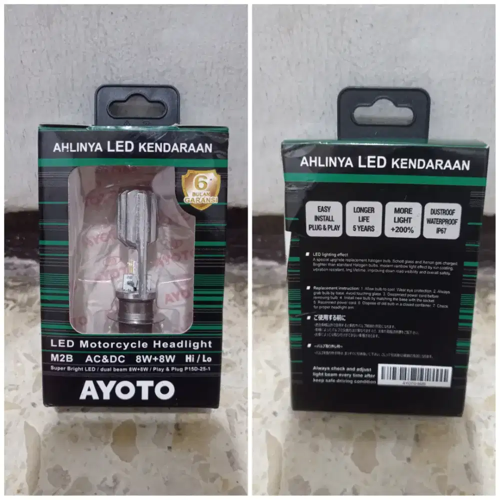 Lampu LED Motor ( M2B ) Merk AYOTO