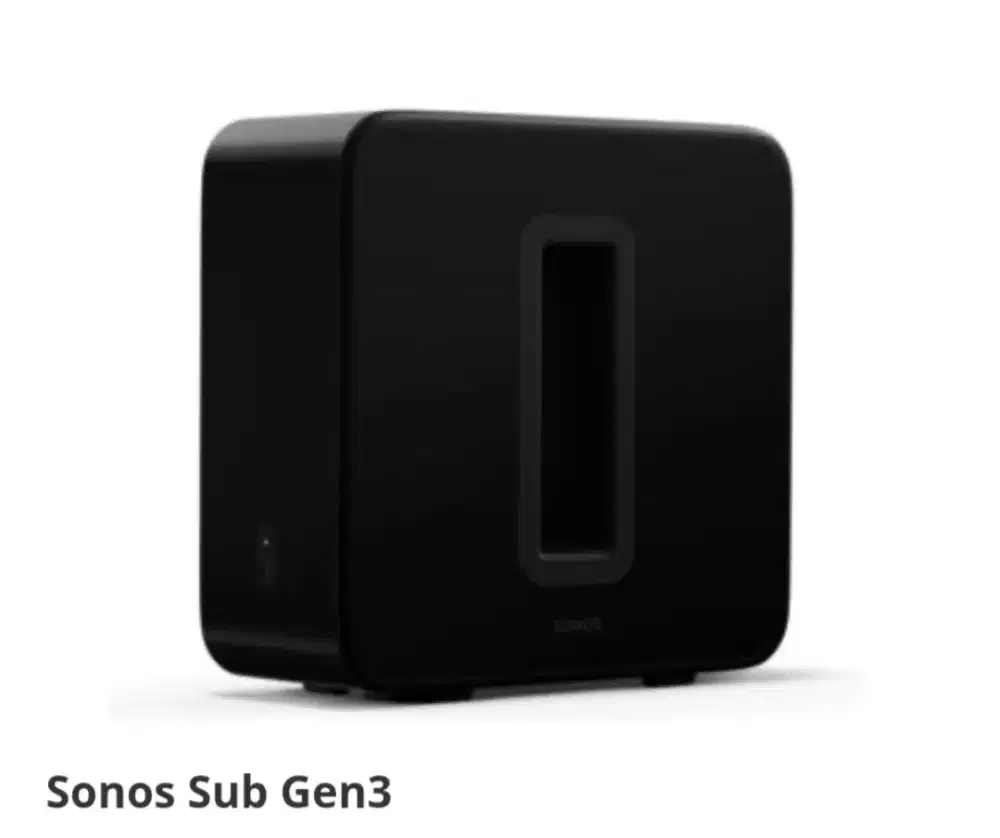 Sonos Subwoofer and Soundbar