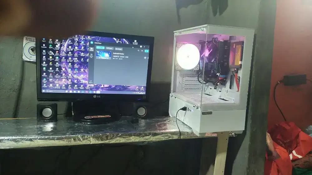 PC Gaming streaming  1 SET LENGKAP CORE I5 GEN4