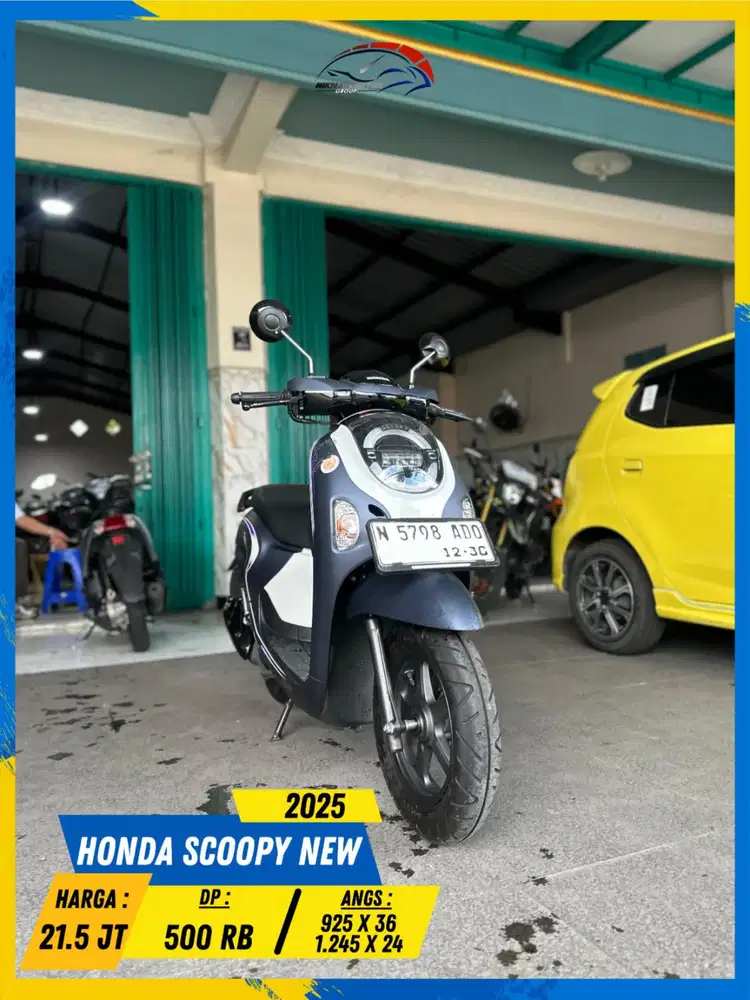 HONDA SCOOPY NEW 2025 BEKAS RASA BARU BOSSKU HIKMAH MOTOR KEPUH MALANG