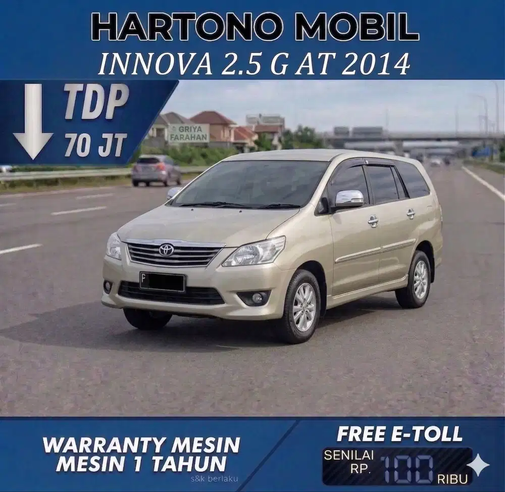 INNOVA 2.5 G AT 2014