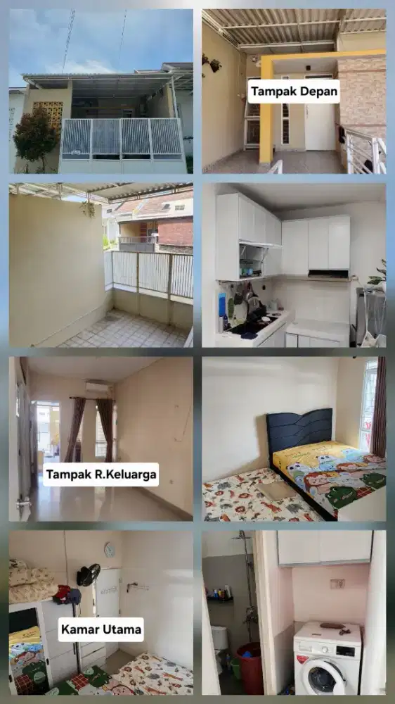 Oper Kredit Rumah Siap Huni full renov free kitchen set dan AC