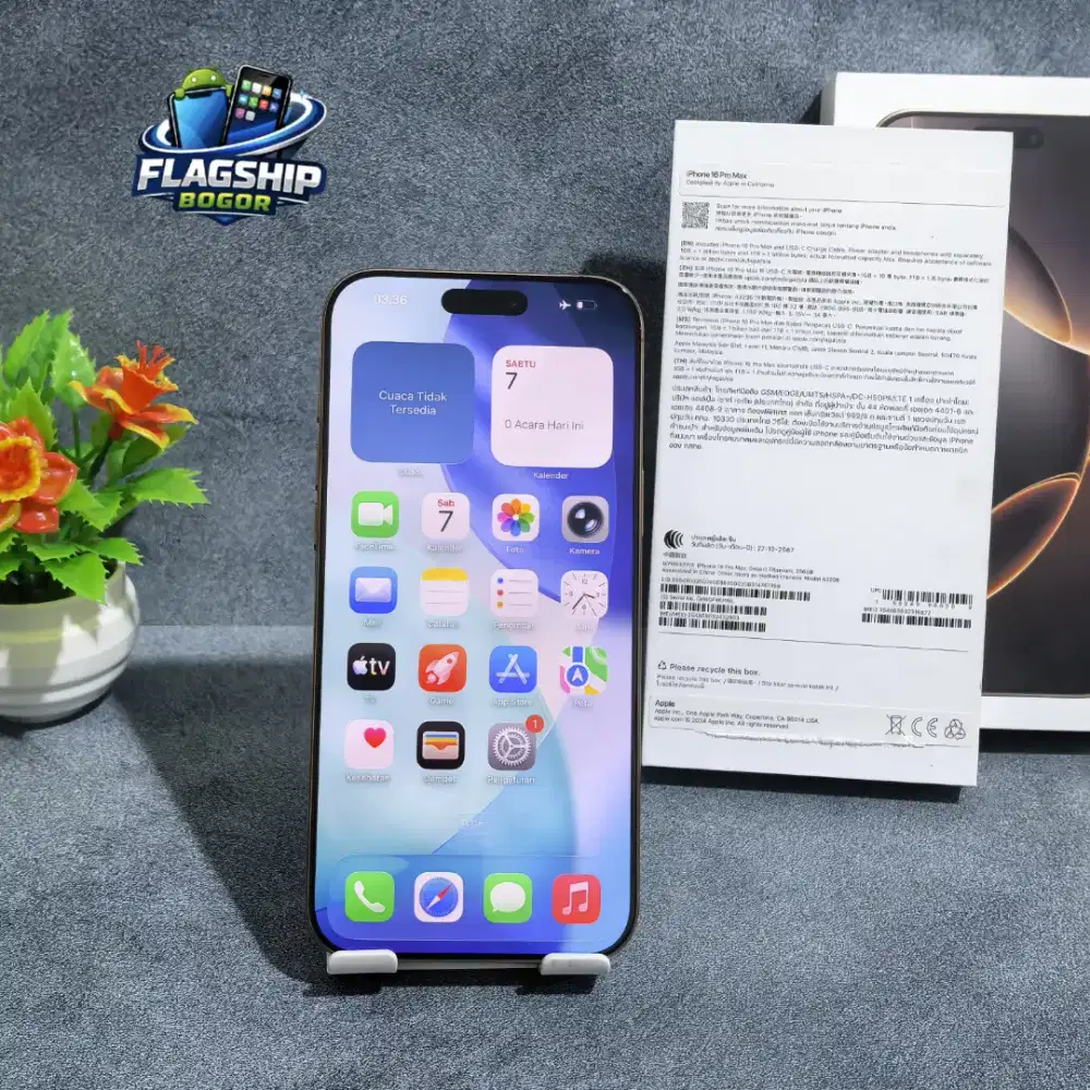 iPhone 16 Promax 256GB Dessert
Region ZP/A Resmi Beacukai