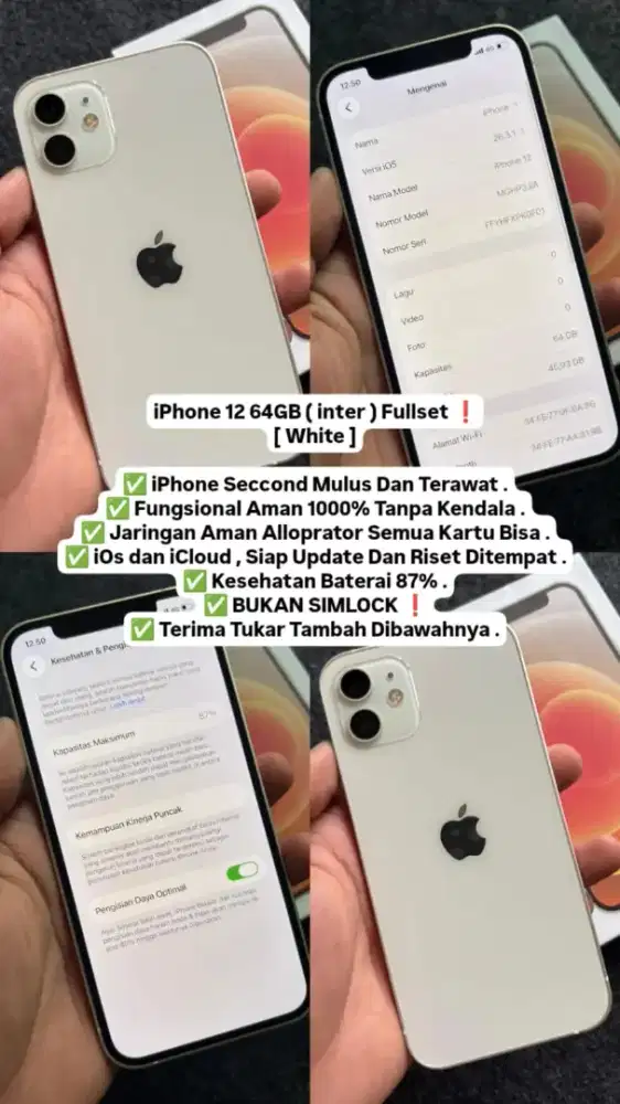 Iphone 12 64Gb Inter All Provider