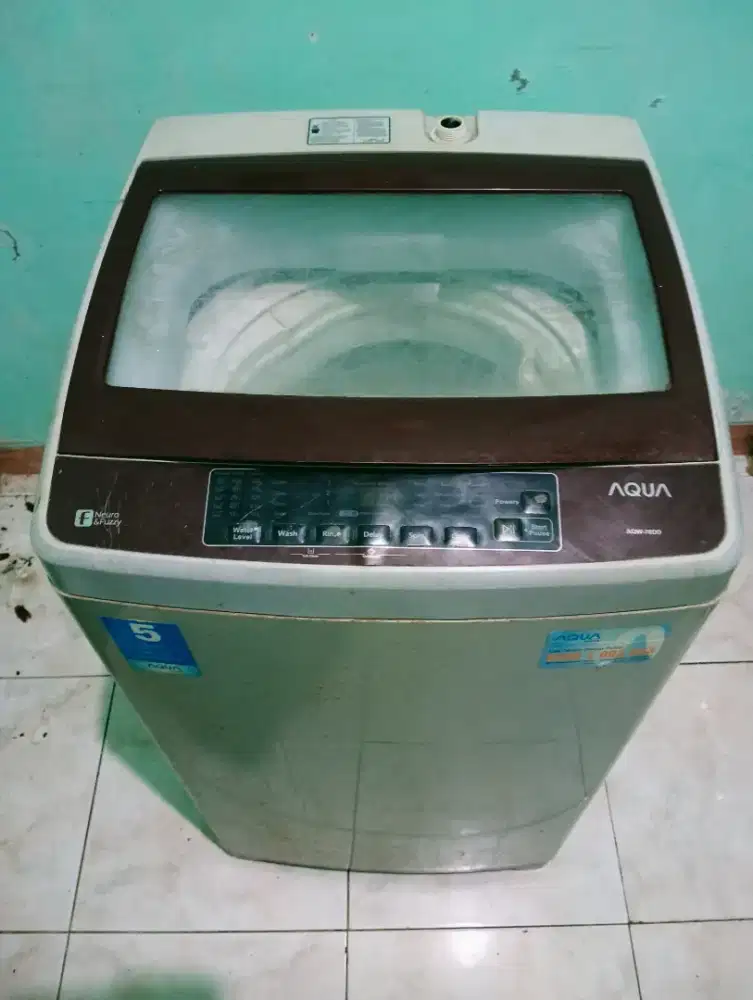 Mesin Cuci 1 tabung merk Aqua