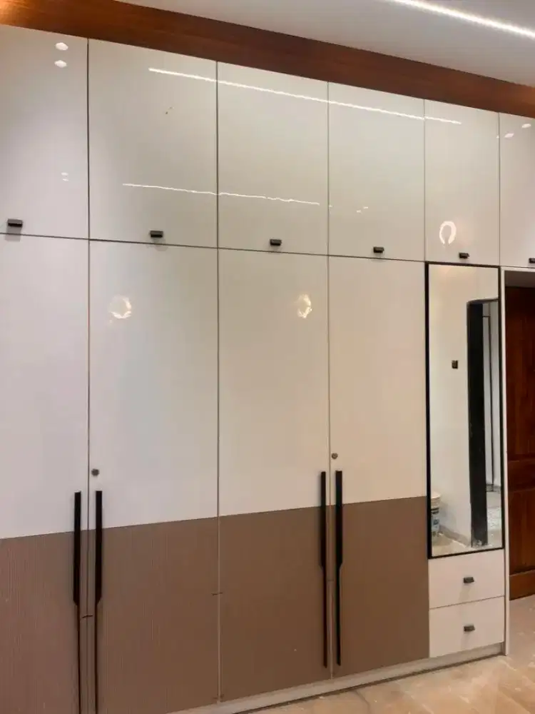 Lemari Pakaian Baju Custom Minimalis Lampung