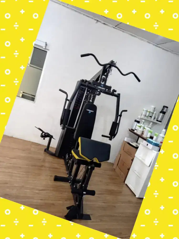 Homegym Legacy Legpress 75kg alat kebugaran HFR-448