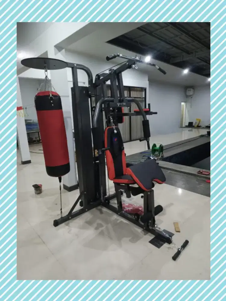 Homegym 3 sisi dengan sandsack TL-077 alat fitnes JPL-198