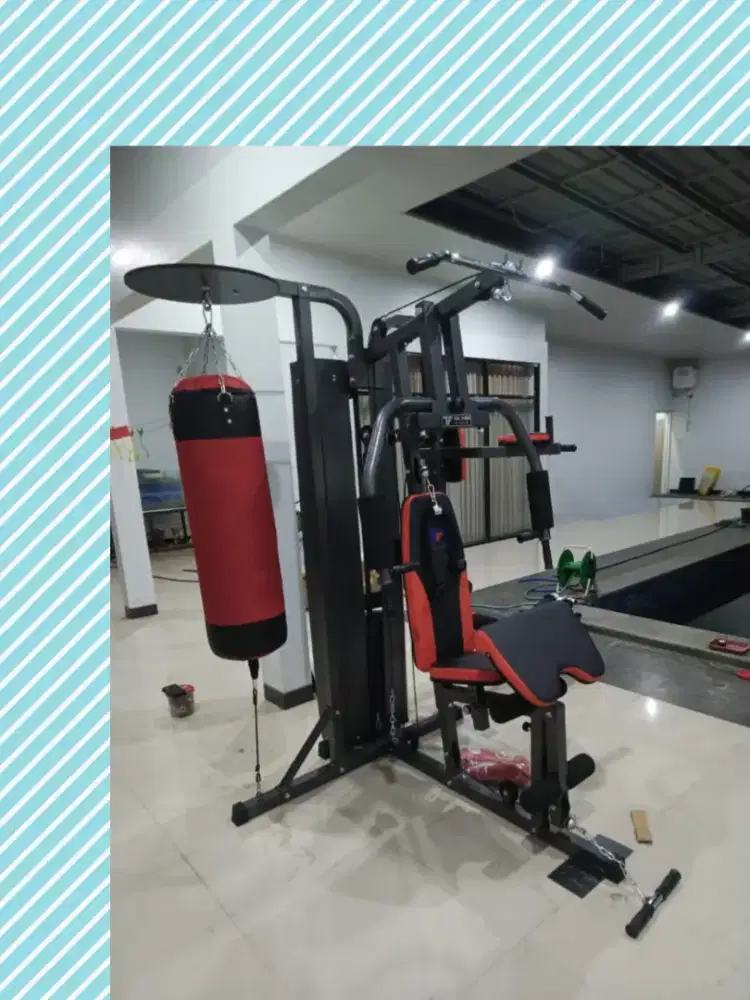 Homegym 3 sisi dengan sandsack TL-077 alat fitnes JPL-198