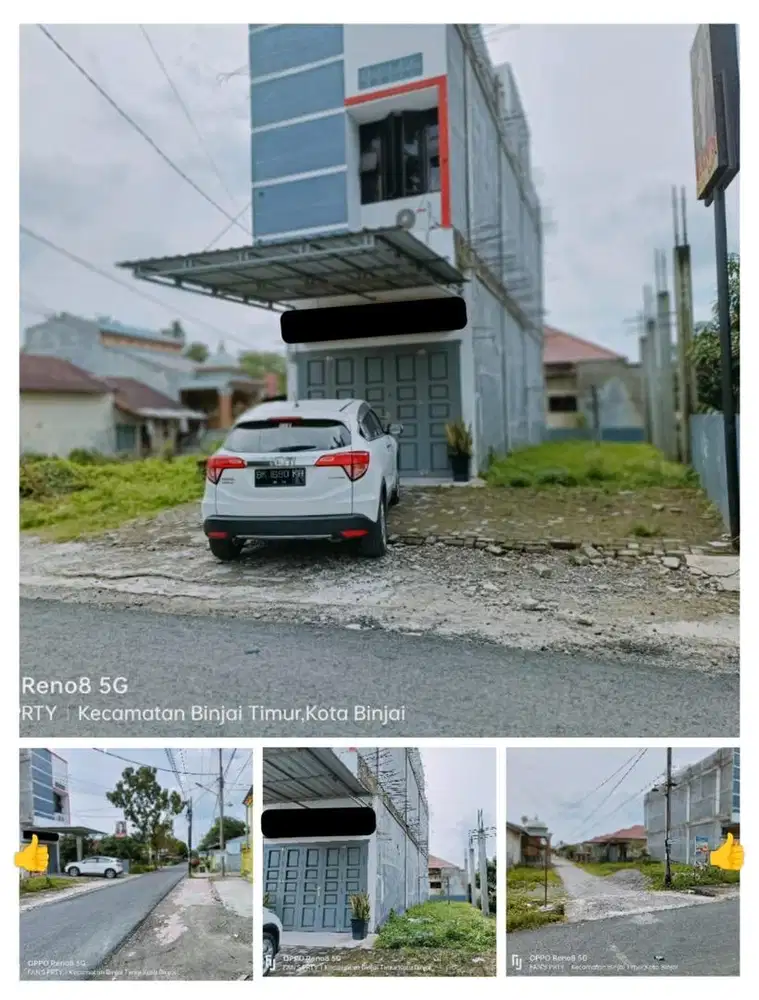 Dijual Cepat 2Unit Ruko 2persil Tanah kosong strategis kota binjai