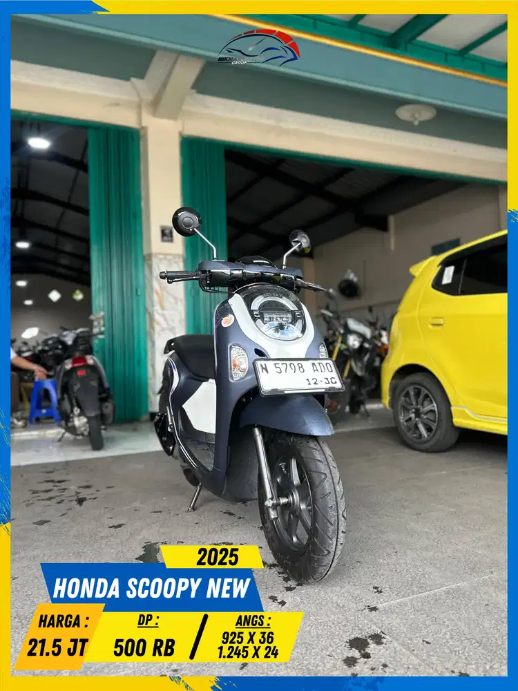 HONDA SCOOPY NEW 2025 LIKE NEW LOHH MASZEHH HIKMAH MOTOR KEPUH