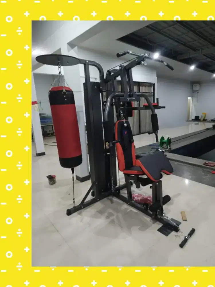 Homegym 3 sisi dengan sandsack TL-077 alat fitnes JPL-198