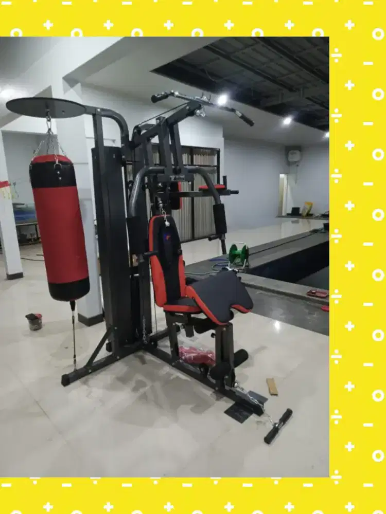 Homegym 3 sisi dengan sandsack TL-077 alat fitnes JPL-198