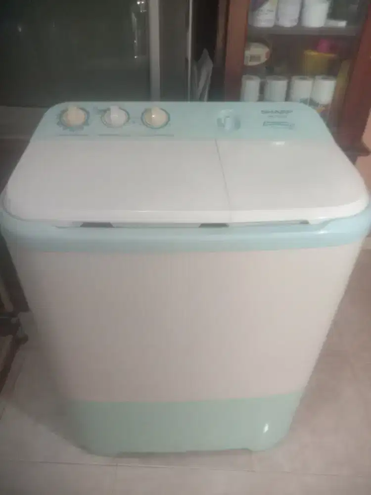 Mesin cuci Sharp 2 tabung normal, Bekasi Utara