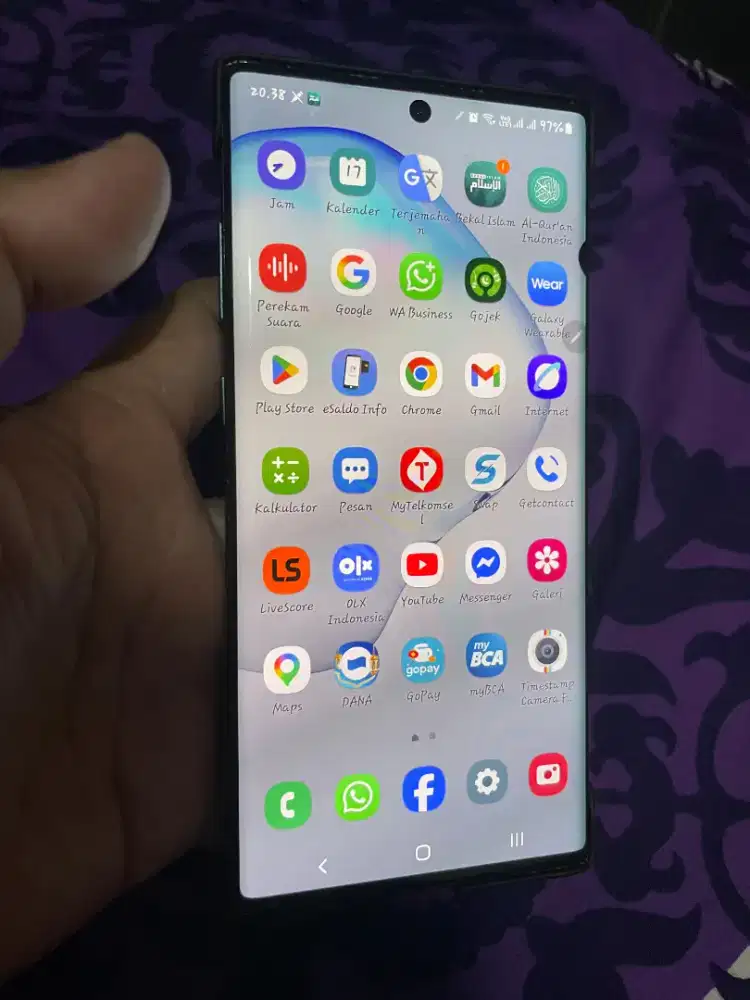 Samsung Note 10 Plus Ram 12/256 Gb Eks Sein