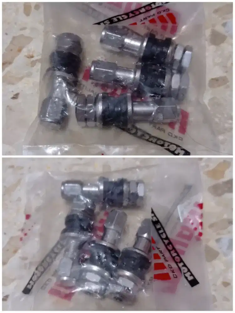 Pentil Pendek Ban Tubeless Mobil Motor ( Drat Dalam )