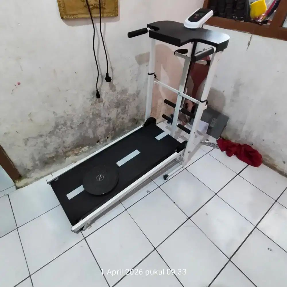 Treadmil manual Alat olahraga fitness