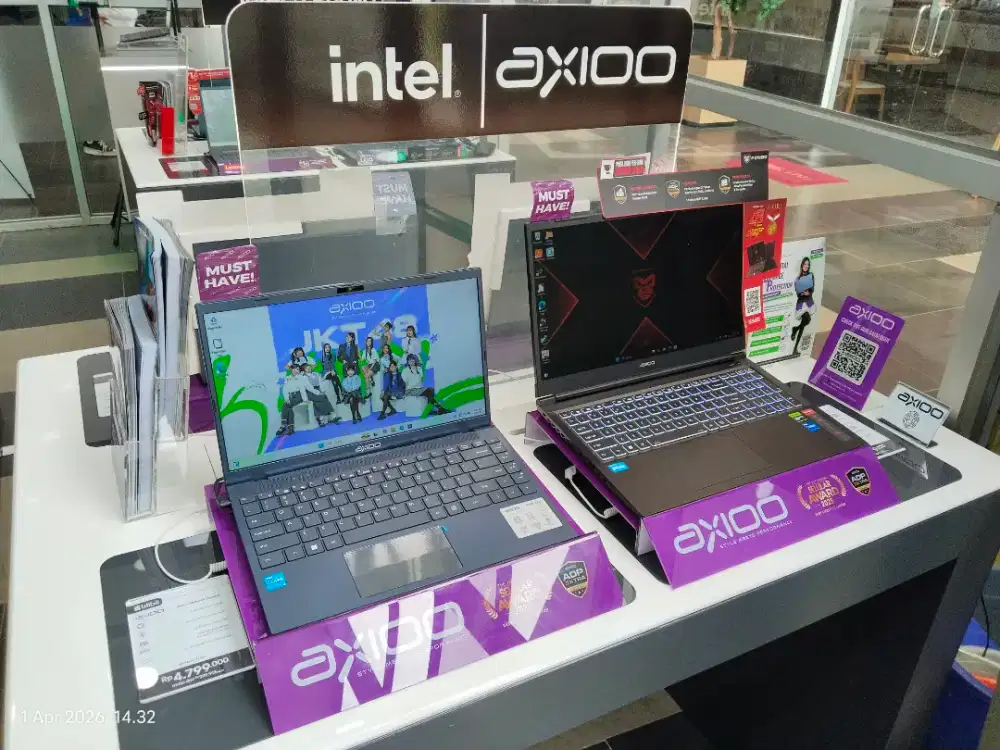 Laptop Axioo resmi, Cicilan tanpa DP, Syarat Cukup KTP