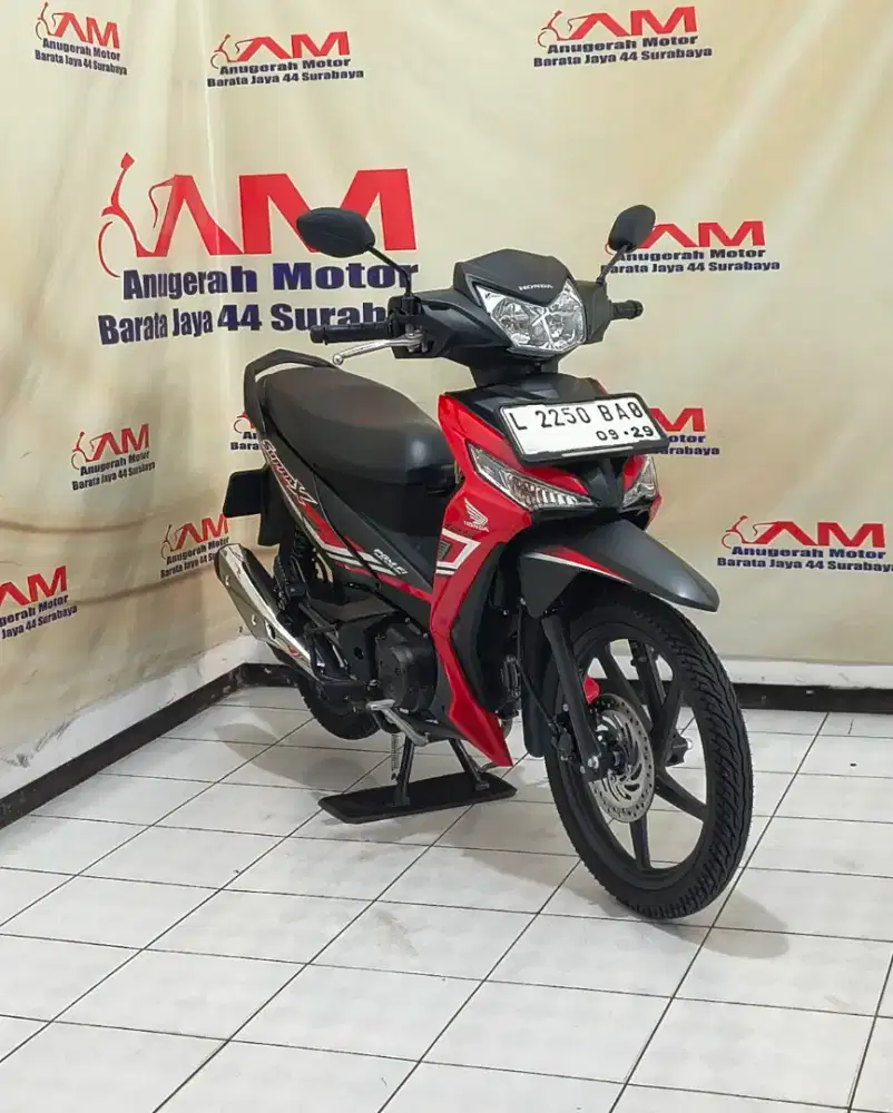 Am Barata #Km 6 Ribu Honda supra x 125 fi Tahun 2024 warna hitam